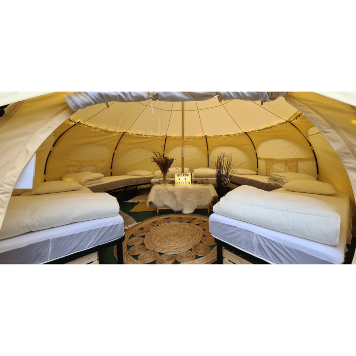 Ingerichte glamping tent huren